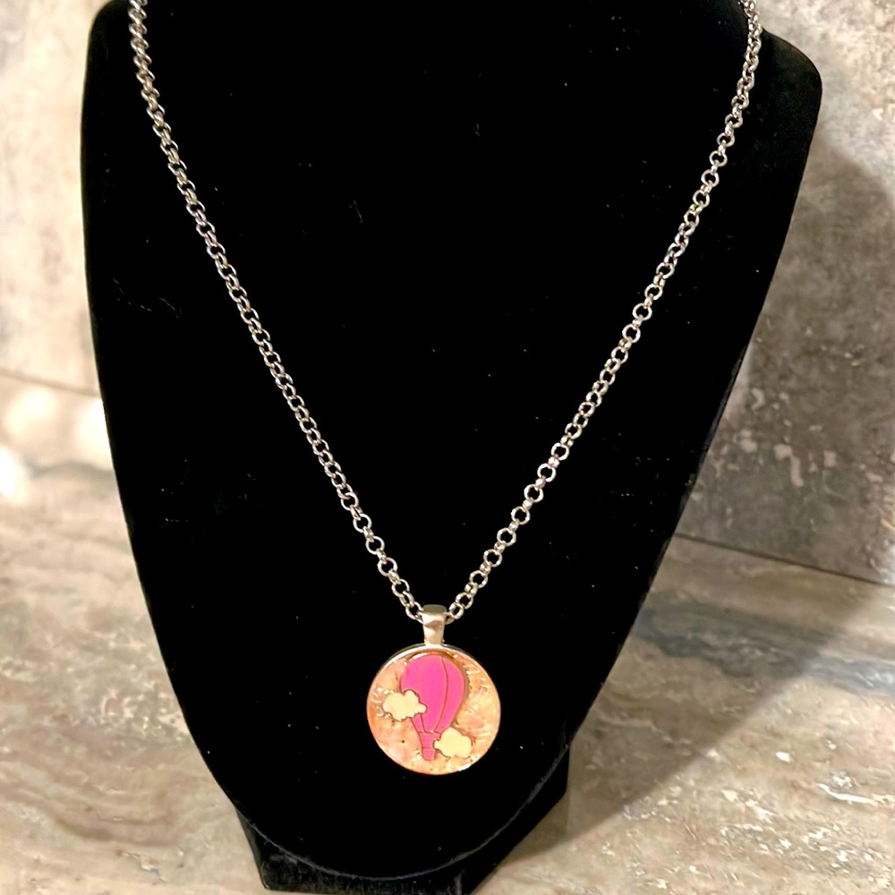 Hot air balloon necklace
